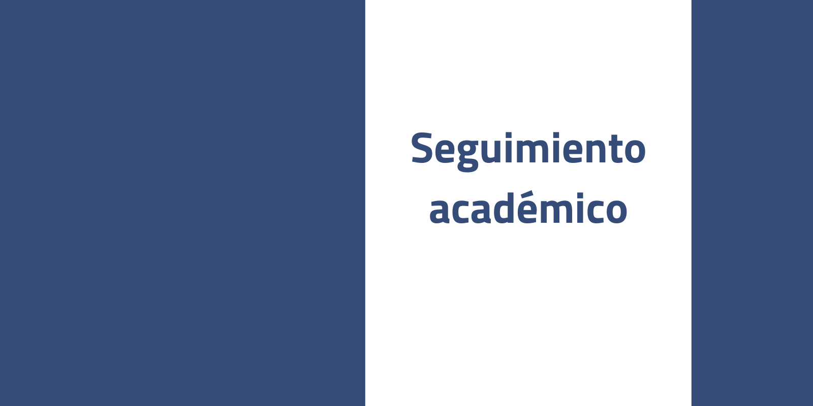 Seguimiento Académico