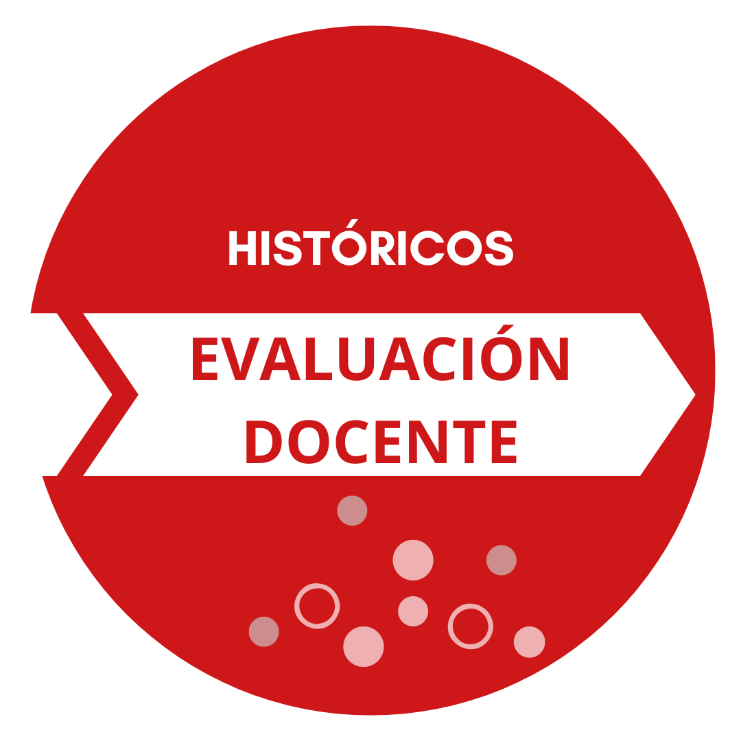 Histórico de resultados de la evaluación docente